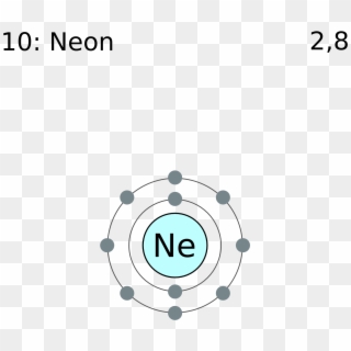 Electron Shell 010 Neon - Nickel Bohr Model, HD Png Download