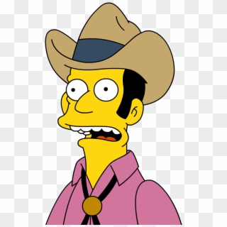 Cowboy Bob The Simpsons, HD Png Download