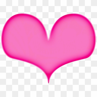 Pink Heart Beat Line Clipart - Heart Clipart Transparent Pink, HD Png Download