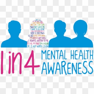 Did You Know That 1 In 4 American People Suffer A Mental - Mental Health Awareness Day Uk, HD Png Download