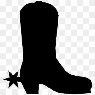 Cowboy Boot - Cowboy Boots Clipart Black, HD Png Download