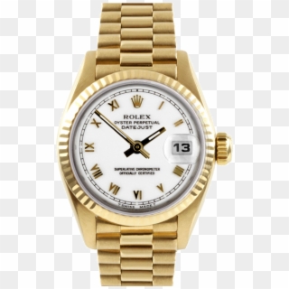 Rolex Watch Png File - Rolex Women Gold Watch, Transparent Png