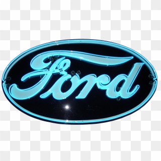 Ford Oval Neon Sign - Ford Motor Company, HD Png Download