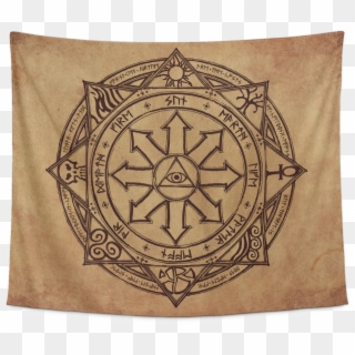Magic Sigil Parchment Tapestry - Magic Sigil, HD Png Download