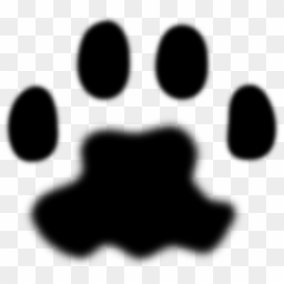 This Free Icons Png Design Of Fuzzy Cat Paw Print, Transparent Png