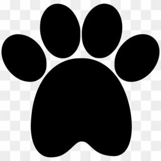 Png File Svg - Dog Paw Print With Heart, Transparent Png