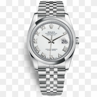 Rolex Datejust 36 White Gold , Png Download, Transparent Png