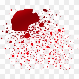 Blood Splatter Png - Blood Splatters On Transparent, Png Download