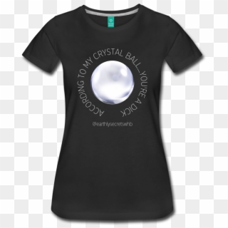 Crystal Ball Women's Premium T-shirt - Diy Disney Halloween Shirts, HD Png Download