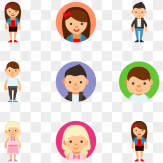 Children Avatars - Child Icons, HD Png Download