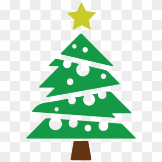 Christmas Tree Vector Icon - Christmas Tree Icon Vector Png, Transparent Png