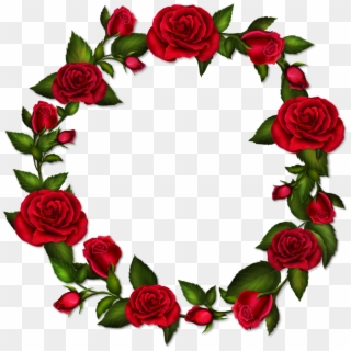 Happy Valentine's Day-february 14th, Valentine's Day, - Png Rose Flower Frame, Transparent Png