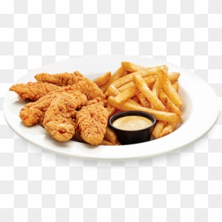 Click Image For Gallery - Crispy Chicken Strips & Fries, HD Png Download