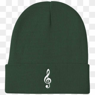 Treble Clef Knit Beanie - Beanie, HD Png Download