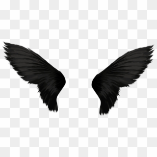 Free Png Download Black Wings Png Images Background - Black Angel Wings Transparent, Png Download
