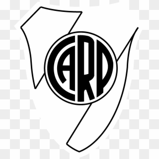 Club Atletico River Plate Logo Black And White - River Plate Escudo Png, Transparent Png