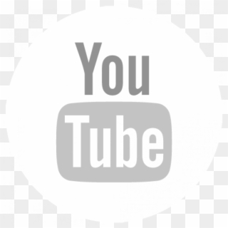 White Youtube Logo Transparent - Youtube Circle Icon Size, HD Png Download