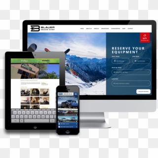 Responsive Website Design - Tablet Computer, HD Png Download