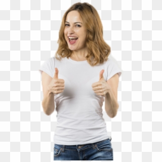 Laptop Service Center - Thumb Up Girl, HD Png Download