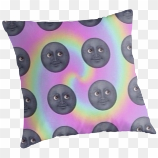 Moon Emoji Pattern 3quot - Cushion, HD Png Download