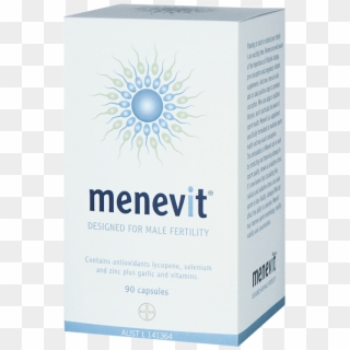 Menevit Male Fertility Supplement - Sperm Supplement For Male Fertility, HD Png Download