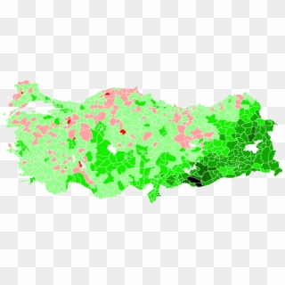 Turkish Natural Population Growth By District 2014 - Atlas, HD Png Download