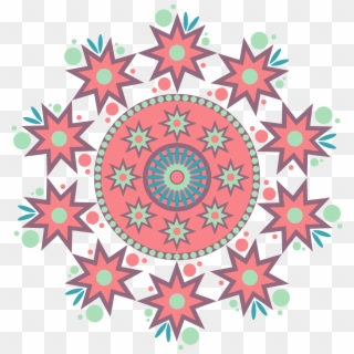 Mandala Pattern Circle Geometric Png Image - Mandalas Coloreados Para Imprimir, Transparent Png