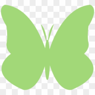 Butterfly Clipart Green - Butterfly Green Clip Art, HD Png Download