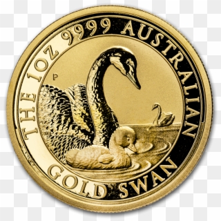 Australian Swan 1oz Gold Coin 2019 Motif - Goldmünze Schwan, HD Png Download