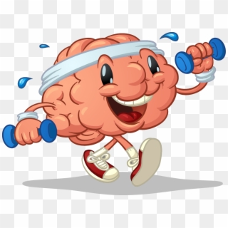 Brain Exercise Clipart - Cute Brain, HD Png Download