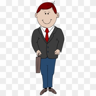 Business Man Business Person Png Image - Man In Suit Clip Art, Transparent Png
