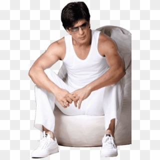 Shahrukh Khan Sitting On Bean Bag - Shah Rukh Khan Png, Transparent Png