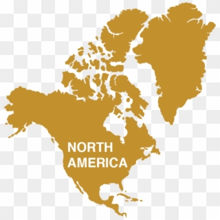 North America Off - Bucharest In World Map, HD Png Download