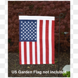 3 Piece Garden Flag Pole - Usa Flag, HD Png Download