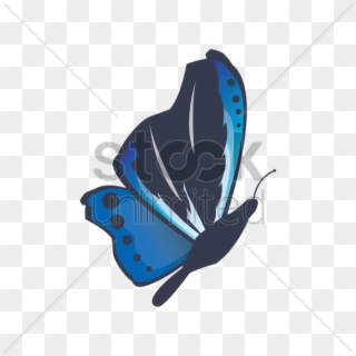Blue Butterfly Vector Png - Apatura, Transparent Png