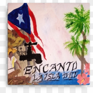 This Canvas Print Is An Equilateral Parallelogram In - Puerto Rico, HD Png Download