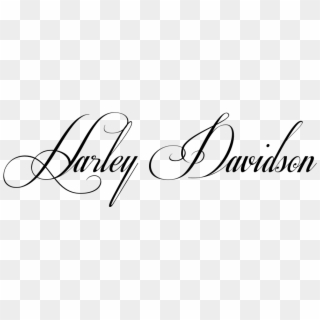Harley Davidson Logo Stencil - Harley Davidson Schriftzug Tattoo, HD Png Download