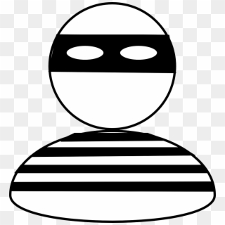 Robber Burglar Bandit Stripes Png Image - Bandit Stripes, Transparent Png