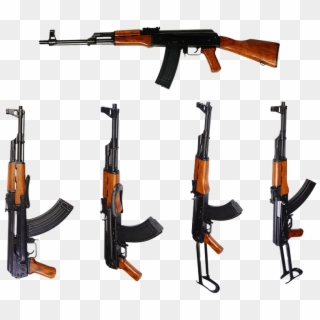 Automatic, Kalashnikov, Ak, Firearms, Butt, Rifle - Firearm, HD Png Download