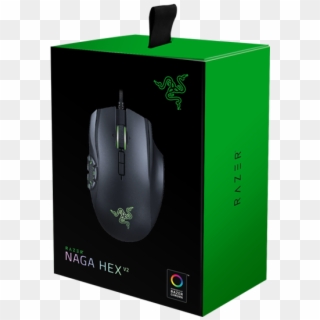 Gaming Mouse Razer Naga Hex V2 Multi Color Moba/action - Mouse Razer Abyssus V2, HD Png Download