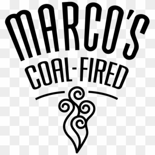Mcfp Logo All Black Marco's Coal Fired 02 , Png Download - Marcos Coal Fired Pizza Denver, Transparent Png