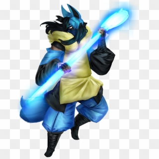 A Gijinka Lucario Thing Cuz It's Been Forever Since - Cartoon, HD Png Download