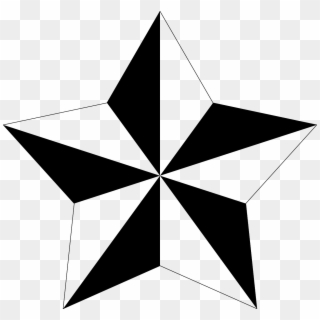 Pentagram Alternate Polygon Star Png Image - Stars Clipart, Transparent Png