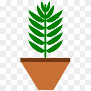 Houseplant Flowerpot Green - Pot Plant Clip Art, HD Png Download