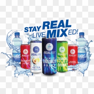 Real Mix Energy Drink, HD Png Download