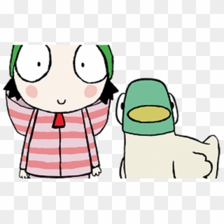 Chilling Clipart Sad Child Free Clipart Png Sad Png - Duck Sarah And Duck, Transparent Png