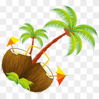 Coconut Clipart Coco - Illustration, HD Png Download