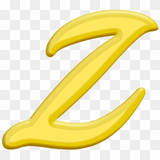 Banana Style Letter Z - Sign, HD Png Download