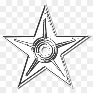 A Barnstar's Outline-grey - Sketch, HD Png Download