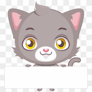 Svg Stock Cat Stock Illustration Transprent Png Free - Cute Blank Label, Transparent Png